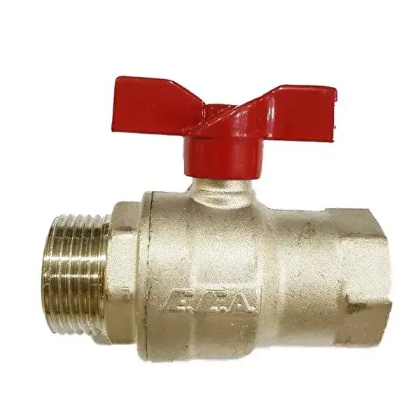 ECA Eca 3/4 Küresel Valf (kırmızı Volanlı) 102122382 - Konya Tesisat ve Isı Pompası Ürünleri | Ertuğrul Mühendislik