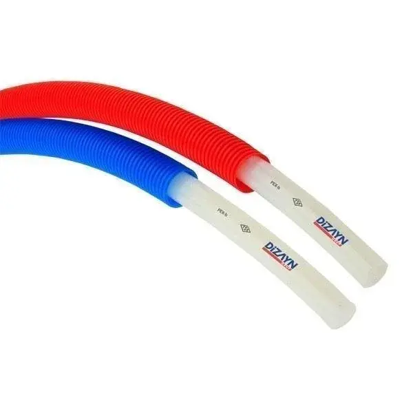 Dizayn Pex-b 16*2 Kılıflı Oksijen Bariyerli Mobil Ve Yerden Isıtma Borusu 100 Metre Kırmızı - Konya Tesisat ve Isı Pompası Ürünleri | Ertuğrul Mühendislik